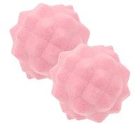 BESTonZON 2pezzi Palla Massaggiante Per Schiena Vita Collo Piedi e Spalle Realizzata in Tpr Sicuro Per Leggera e Comoda Da Usare Per Yoga Fitness e Recupero Muscolare Facile Da Pulire Con Pa