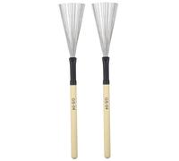 BESTonZON 2pezzi Spazzola Per Manico in Legno Per Batteria Jazz Spazzola Speciale Per Resistente e Confortevole Da Usare