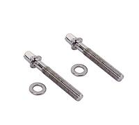 BESTonZON 2pezzi Viti Per Montaggio Tensionate Acciaio Inossidabile Con Rondelle Accessorio Essenziale Per Batteria e Strumenti Percussione Argento