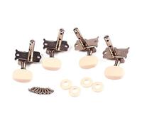 BESTonZON 2r2l Bottoni per Accordatura Ukulele per Chitarra a 4 Corde Materiale in Metallo E Plastica Dimensioni 4x3x0 75 Cm Set di 4 Accordature Facili per Ukulele