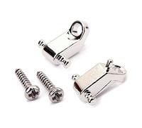 BESTonZON 2sets Roller String Tree Per Chitarra Elettrica Da Argento Viti Design Leggero e Resistente Stress Sulle Corde Per Maggiore Stabilità Accordatura