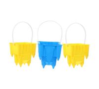 BESTonZON 3 Giochi Spiaggia in Plastica Stampi Sabbia per Materiale Abs Sicuro per Spiaggia e Sabbiera Colore Casuale Colore Casuale