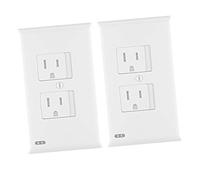 BESTonZON 3 pezzi Copri Elettrica Sicurezza Cover Automatica Chiusura Automatica per Prese da Parete Protezione Anti-scossa per Cameretta e