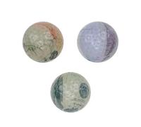 BESTonZON 3 Pezzi Palline da Allenamento Golf a 2 Strati per Principianti Palloni da Golf per Lunghe Distanze Palla Pratica Resistente per Riscaldamento e Controllo Drop-And-Stop