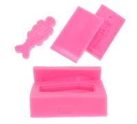 BESTonZON 3 Pezzi Stampo in Silicone per Resina Epossidica a Forma di Scheletro e Bara, Leggero e Riutilizzabile per Progetti Scolastici e Artigianato Creativo Halloween