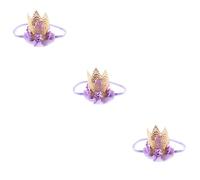 BESTonZON 3 Pz Accessori Per Per Ragazze Cappello Di Compleanno Bomboniere Per Shower Primo Contento Animale Domestico Bambino Che Fa i Primi Passi Neonato Viola,porpora