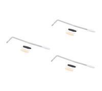 BESTonZON 3 Pz barra del tremolo accessori chitarra accessori per chitarra electric guitar bilanciere filettato chitarra elettrica braccio del tremolo braccio a ponte singolo tremolo Silver