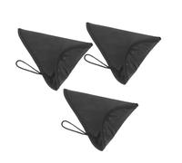 BESTonZON 3 Pz borsa per ocarine borse per strumenti viaggio dellorganizzatore dellocarina box viaggi cofanetti viaggi accessori da viaggio Borsa triangolare da viaggio per ocarina portatile