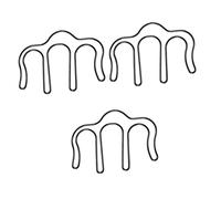 BESTonZON 3 Pz Clip Creativa Graffette Per Raccoglitori Di Carta Porta Clip Musicale Clip Promemoria Segnalibri Graffette Clip Di Segni Di Nota Graffette Nere Clip Del Libro Di Musica