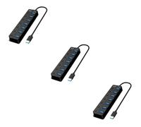 BESTonZON 3 Pz Espansore a Porte Mozzo Usb Estensione Dell'hub Usb Mozzo Della Porta Cavo Di Prolunga Porta Espansione Porte Computer Addominali Connettore