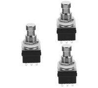 BESTonZON 3 Pz Interruttore a nove piedi strumenti musicali albero dei potenziometri Accessorio strumento musicale pedaliera chitarra pulsante del piede interruttore a pedale dell'effettore
