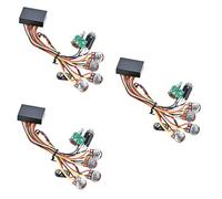 BESTonZON 3 Pz linea di basso pickup per basso per chitarra cablaggio di controllo del tono della chitarra strumenti musicali amplificatore di chitarra durevole accessorio per chitarra