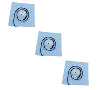 BESTonZON 3 Pz Panno Per La Pulizia Del Sassofono Pennello Sax Tirare Attraverso Il Tampone Prodotti Per La Pulizia Tubo All'interno Del Detergente Panno Per La Pulizia Del Sax Cotone Blue