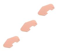 BESTonZON 3 Pz pellicola di ripresa per chitarra basetta in rame strumenti musicali protezione della chitarra piastra di base in rame del pickup maggiore strumento musicale Componente