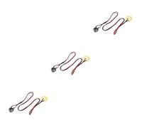 BESTonZON 3 Pz Pickup Per Chitarra Elastici Per Annodati Casco Da Uomo Mohawk Pickup Piezo Singolo Mini Fiaschetta Fasci Di Tessuto Di Quarti Grassi Pickup Per Basso Sensore