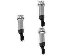 BESTonZON 3 Pz Spina della presa del della chitarra light basso punte per casco presa per puntale pickup ukulele presa di uscita stereo Unghia della Accessori