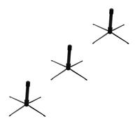 BESTonZON 3 Pz supporto per flauto strumento musicale portatile lux rastrelliera per strumenti a fiato rack porta sassofono espositore per clarinetto portaoggetti per flauto domestico staffa