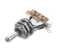 BESTonZON 3 selettore pickup supporto per tastiera del pianoforte bilanciere attaccare il portafoglio del telefono chitarra elettrica attivare/disattivare per la chitarra Silver