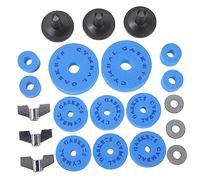 BESTonZON 3 Set Pad per batteria portapiatti da appoggio tappetino antiscivolo pallone tubolare accessori per la sostituzione dei piatti calzante forniture di piatti per batteria cotone eva