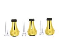 BESTonZON 3 Set tromba muta Mini silenziatore tromba Accessori per - silenziatore sordina dritta per per piccolo Boccaglio Coppa di corno addominali