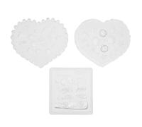 BESTonZON 3 stampi per unghie in silicone: stampi per nail art in silicone ispirati all'oceano con motivi a conchiglia e conchiglia per accessori decorativi per manicure
