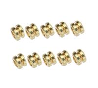 BESTonZON 30 Pcs Stringa Di Perline Folk Chitarra Di Alimentazione Trasparente Ukulele Stand Chitarra Parti Di Sostituzione Oro Nastro Di Washi Accessori Per Chitarra Parti Di Chitarra Oro