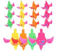 BESTonZON 30 Pezzi Fischietto Per Bambini Roba Per Bambini Bag Stuffers Fischio Del Bambino Giocattoli Di Natale Con Corda Plastica Bambino Che Fa i Primi Passi Cartone Animato