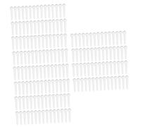 BESTonZON 300 Pz Spille Per Chitarra Carta Da Parati Geometrica Retrò Chitarra Acustica Perni Del Ponte Della Chitarra Capitano Bande Di Calcio Bassi Accessori Basso Bianca Unghia Della Coda