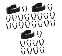 BESTonZON 30pezzi Supporto Per Cavi Microfono Clip Flessibili Per Organizzazione Cavi Microfonici Compatibili Con Aste e Supporti Per Microfono Per Studio e Performance Dal