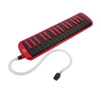 BESTonZON 32 armonica canzone pianoforte portatile strumento musicale pianola portatile strumenti musicali strumento keytar pianica synth borsa melodica Custodia per pianoforte in EVA rosso