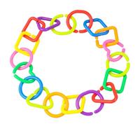 BESTonZON 35pezzi Links Anelli Geometrici Giochi Da Collegare Per Ragazzo Ragazza Ragazza Catene Intrecciate Educative Per Sviluppo Motricità Regalo Ragazzo Mesi