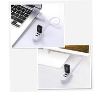 BESTonZON 3a Hub Usb Multi-port Mini Compatto Caricatore Multi-funzione Per Desktop e Ricarica Offline Trasmissione Dati Veloce e Stabile Bianco