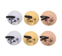 BESTonZON 3paia Cembali Per Dita in Ottone Per Strumenti Percussione Per Ragazzo Ragazza Ragazza Strumenti Musicali Educativi Per Danza Del Ventre Giochi Musicali Per Feste e Lezioni