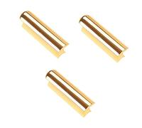 BESTonZON 3pezzi Bar Slide Per Chitarra Elettrica Inossidabile Stick Per Chitarra Lap Aggiunge Sustain e