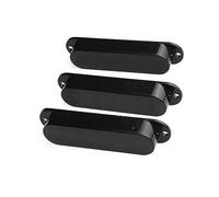 BESTonZON 3pezzi Coperture Per Pickup Elettrici Coil Singolo Nera Chiusura Totale Accessori Per Chitarra Elettrica