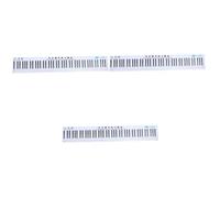 BESTonZON 3pezzi Piano Chart Pianoforte Adesivo Per Principianti Note e Chiarimenti Strumento Didattico Per Tastiera