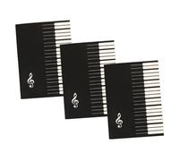BESTonZON 3pezzi Quaderno Per Righe Musicali Per Pianoforte Libro Di Notazione Musicale Quaderno Per Esercizi Righe Musicali Per Chitarra Di Composizione Musicale