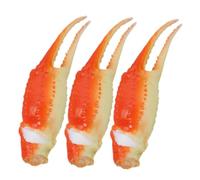 BESTonZON 3pezzi Simulazione Artificiale Chela Di Granchio Realistica Per Modellismo e Accessori Te Con Dettagli Fedeli e Superficie Durevole Per Fotografia e Giochi Creativi