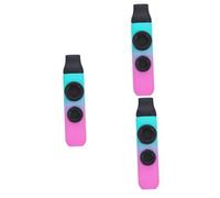 BESTonZON 3sets Kazoo Per Chitarra e Ukulele Strumento Per e Adulti Materiali Resilienti Colori