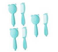 BESTonZON 3sets Spazzole e Pettini Lana Naturale Per Ragazzo Ragazza Strumento Per Massaggio e Pulizia Del Capelluto Per Ragazzo Ragazza e Ragazzo Ragazza Accessorio Per Bagnetto e Dei