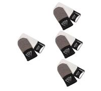 BESTonZON 4 Paia Di Lettini Antiscivolo Per Dita Da Gioco Mobile Coperture Per Pollici Da Gioco Mobile Accessori Da Gioco Per Telefoni Cellulari Cappucci Terminali In Corda Guanti Da