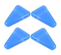 BESTonZON 4 Pezzi Blocchi Supporto Triangolari Silicone Morbido Antiscivolo per Forchette Accordatura Accessori per Strumenti Musicali Meditazione e Del Suono Portatili e Compatti