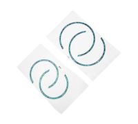 BESTonZON 4 Pezzi Chitarra Buca Per Chitarra Fiori Buca Per Chitarra Rosetta Adesivo Per Buca Per Chitarra Buca Per Chitarra Decalcomania Chitarra Decalcomanie Intarsio Chitarra Intarsio