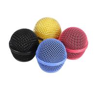 BESTonZON 4 Pezzi Colorati Accessori Per Microfono Testa Del Microfono Microfono A Rete Griglia Del Microfono Testa Del Microfono In Forniture Per Microfono Senza Fili