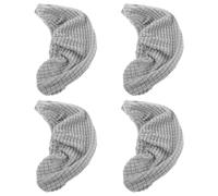 BESTonZON 4 Pezzi Copri Braccioli Elasticizzati per Sedie Ufficio in Tessuto Traspirante e Antimacchia Fodera Morbida e Antiscivolo per Braccioli Scrivania Facili da Installare e Rimuovere