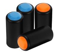 BESTonZON 4 pezzi di tappi terminali per microfono wireless - Coperchi per batterie di ricambio per microfoni, coperchi per batterie di ricambio per microfoni