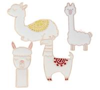 BESTonZON 4 Pezzi Spilla Alpaca Creativa in Lega, Fermasciarpa Decorativo Design a Fibbia, Adatto per Abiti e Accessori per Festival e Regali