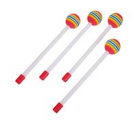 BESTonZON 4 Pezzi Strumento Orff Bacchette Per Esercitarsi Strumento Per Tamburo A Percussione Colorata Per Tamburo Per Tamburo Accessorio Per Strumenti A