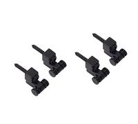 BESTonZON 4 Pz Accessori Per Strumenti Musicali Accessori Per Chitarra Elettrica Portadado Basso Porta Vite Noce Chitarra Nera Strumento Gitarre Strumenti Per Chitarra Ponte a Rulli Bassi