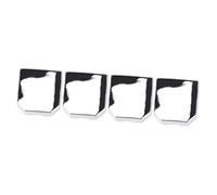 BESTonZON 4 Pz blocco di metallo del metronomo blocco metronomo universale metronomo per pianoforte accessori per pianoforte Accessorio pianoforte affidabile pendolo per metronomo Silver